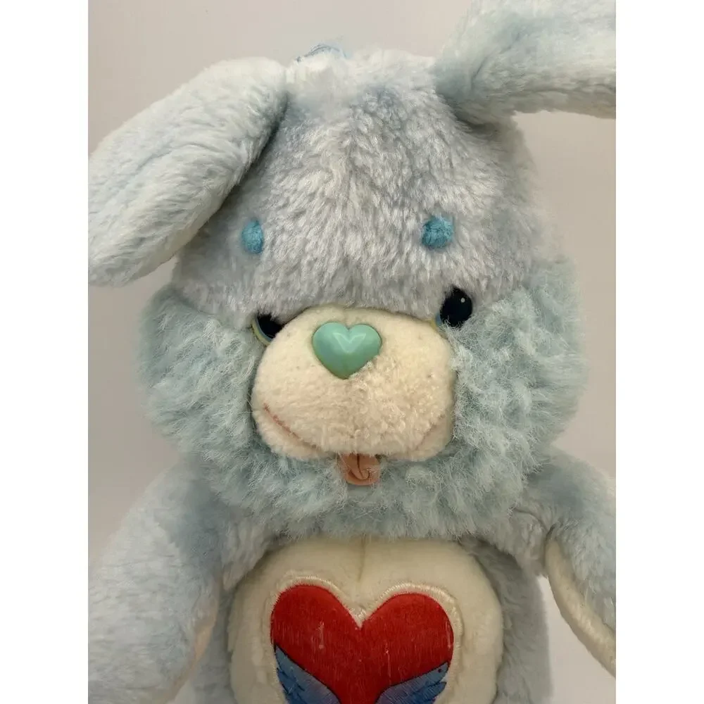 VTG Care Bear Cousins Swift Heart Rabbit Kenner 1984 Blue Plush - Picture 2 of 8